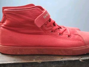 Benetton Red Sneakers
