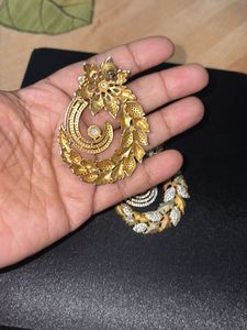 Big Pearl Danglers Earrings