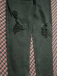 Denim Torn Jeans Womens