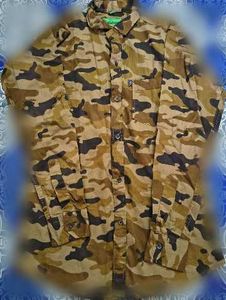 Camo Button Down Shirt