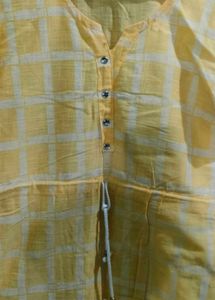 Yellow Checkered Top