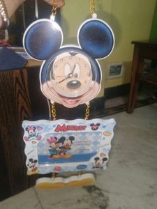 Mickey Wall Clock + Photo Frame