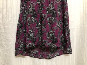 Now Purple Sleeveless Printed Dress