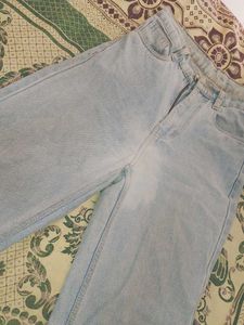 Light Wash Wide Leg Jeans