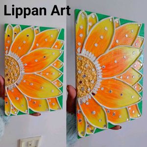 Lippan Art MudMirror Wall Decor Handmade Wal