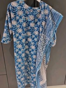 Pure Cotton Kurta and Dupatta Set