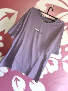 Zudio Purple Graphic Print Tee