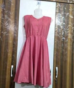 Pink Sleeveless Dress