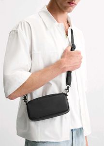 ZARA Rubberised Pouch Crossbody Bag