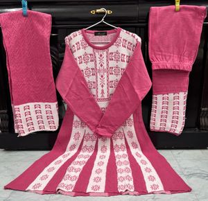 Pink Ethnic Kurta Set