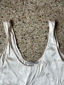 Classic White Satin Top