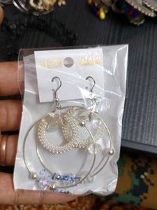 Sparkly Star Hoop Earrings