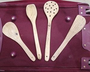 Wooden Serving Spoon Set Of 6