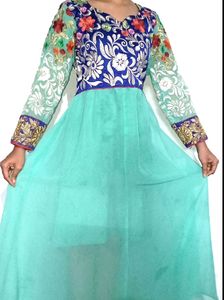 New Latest Design Embroidery Dress For Woman