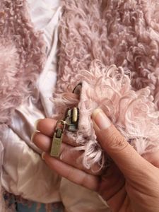 Pink Faux Fur Jacket