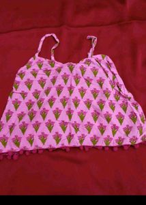 Cute &amp; Comfy Pink Floral Pajama Set