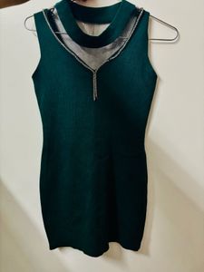 Chic Green Bodycon Dress