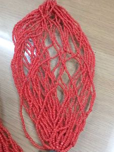 Red Beaded Necklace