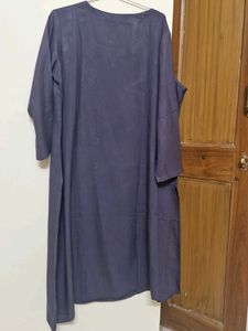 Elegant Navy Embroidered Kurti