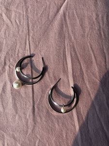 beautiful silver plated earrings