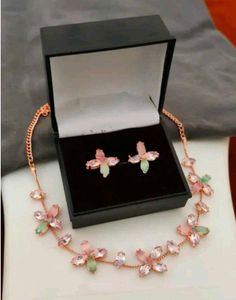 Fushion Choker And Earings Set