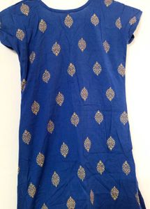 Neavy Blue Short Kurti/Kurta