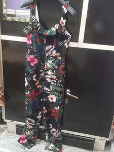 Floral Print Jumpsuit