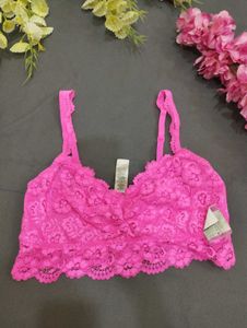 Hot Pink Lace Bralette✨
