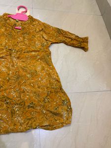 Boho Chic Printed Kurti Top