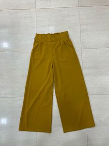 ☀️Sunny Style Alert:Mustard Paperbag Palazzos 💛✨