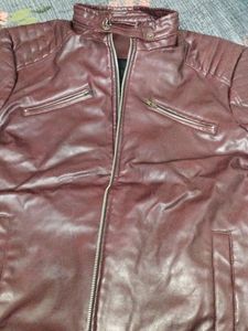 Pure Leather With Furr Mens Jacket
