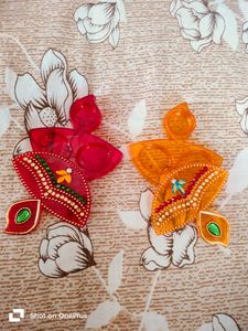 Haldi Kumkum Box Pack Of 2 Pcs