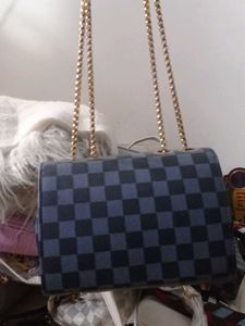 Chic Checkered Handbag