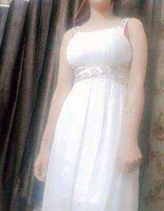 White Gown Dress 👗