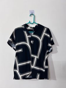 Geometric Print Top from westside
