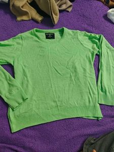 Green Knit Sweater