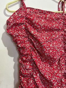 Floral Print Mini Dress