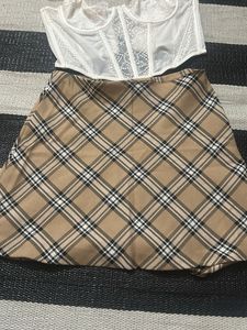 Plaid Mini Skirt