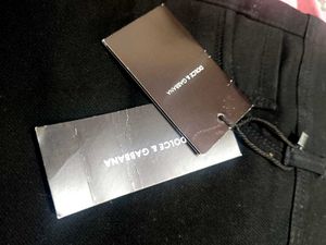 Dolce &amp; Gabbana Dupe High-Waisted Jet Black Jeans