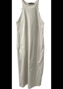 Elegant Cream Midi Dress