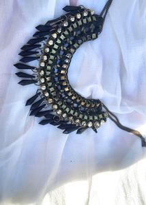 Black Choker Style Neckpiece