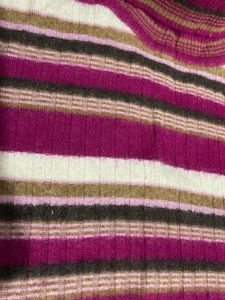 Striped Turtleneck Sweater