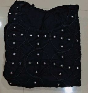 Elegant black Embellished Dress