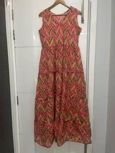 Chevron Maxi Dress