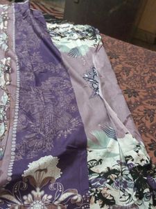 Pakistani Dupatta Suit With Patch Digital Print
