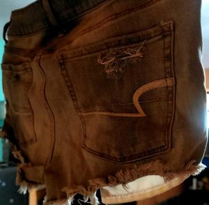 Distressed Denim Shorts