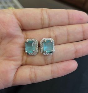 AD AQUA STONE EARRINGS