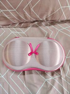 Pink Bra Travel Case