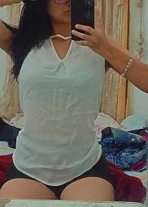 Sleeveless White Top