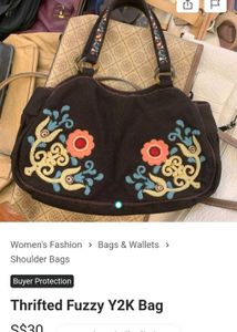 EMBRODERIED HAND BAG